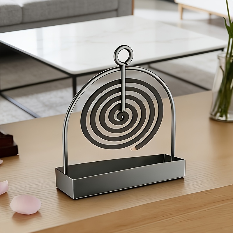 Tulsi Holy Basil - Metal Hanging Incense Rack Mosquito Coil