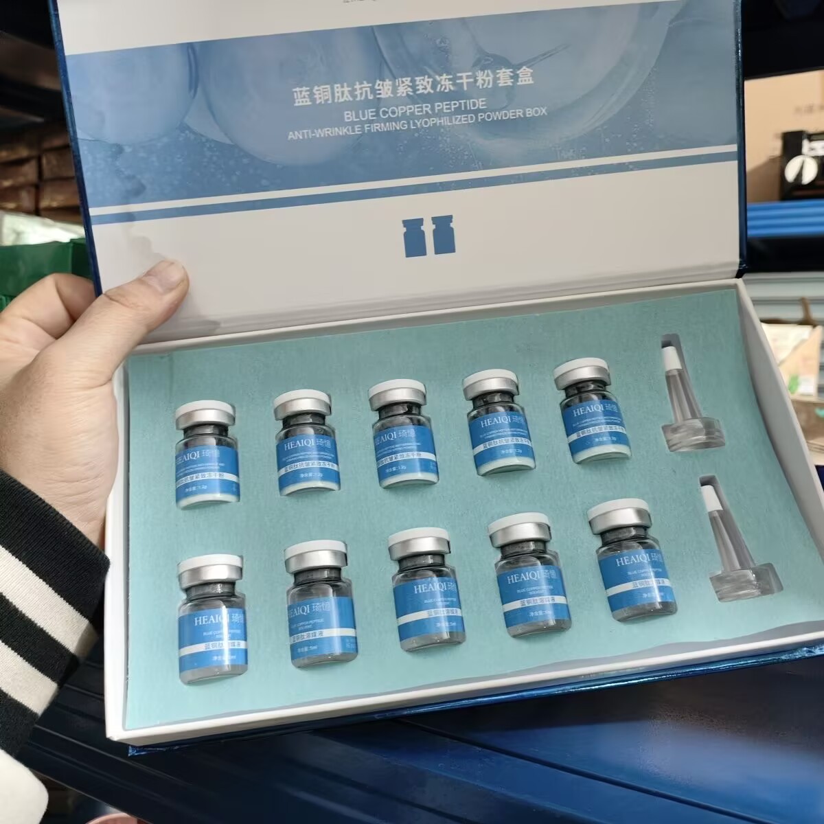 GHK-CU Blue Copper Peptide Lyo - Licorice Root Sticks のレビューと価格