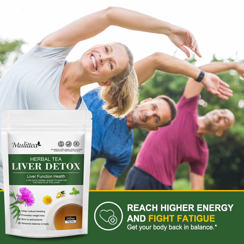 Mulittea Liver Detox Tea with  - Dandelion Detox Tea のレビューと価格